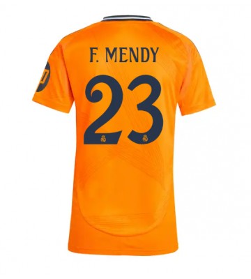 Real Madrid Ferland Mendy #23 Segunda Equipación Mujer 2024-25 Manga Corta